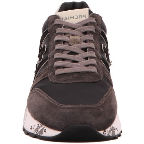 Premiata Lander Sneakers - Suède - Heren - Grijs - Maat 42