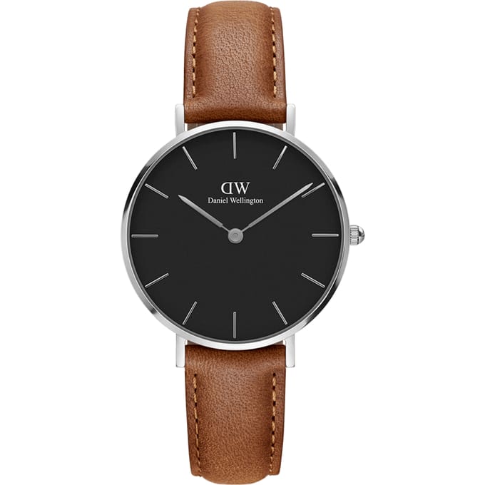 Daniel Wellington DW Watch Petite Durham Black Silver 32mm