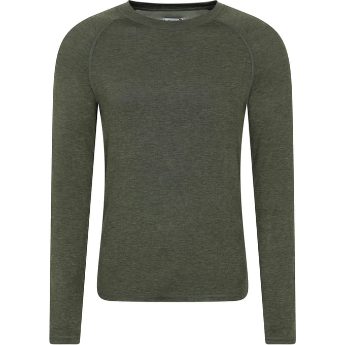 Mountain Warehouse Thermische Top Heren Keep The Heat (Kaki Groen)