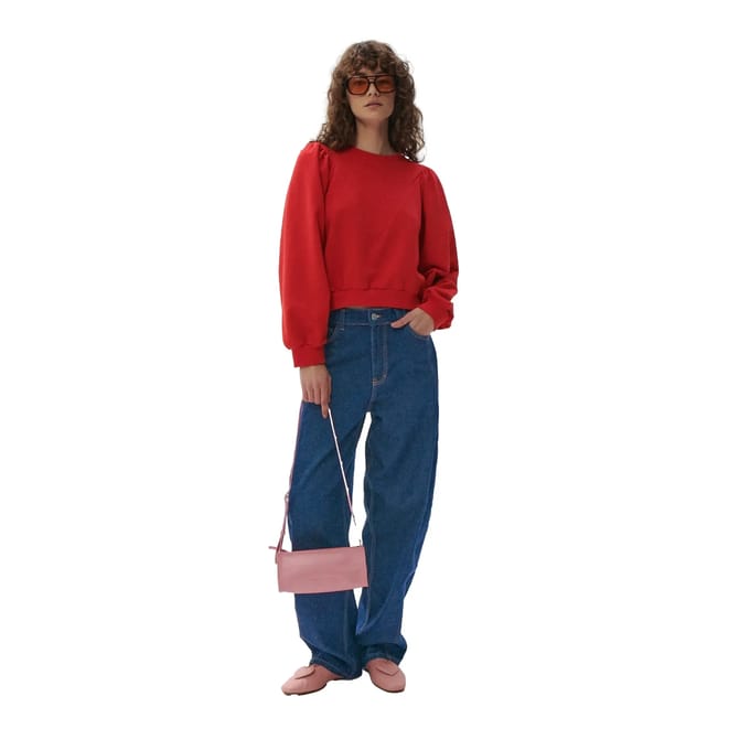 Dames sweatshirt She is Sunday Rosso Amore
