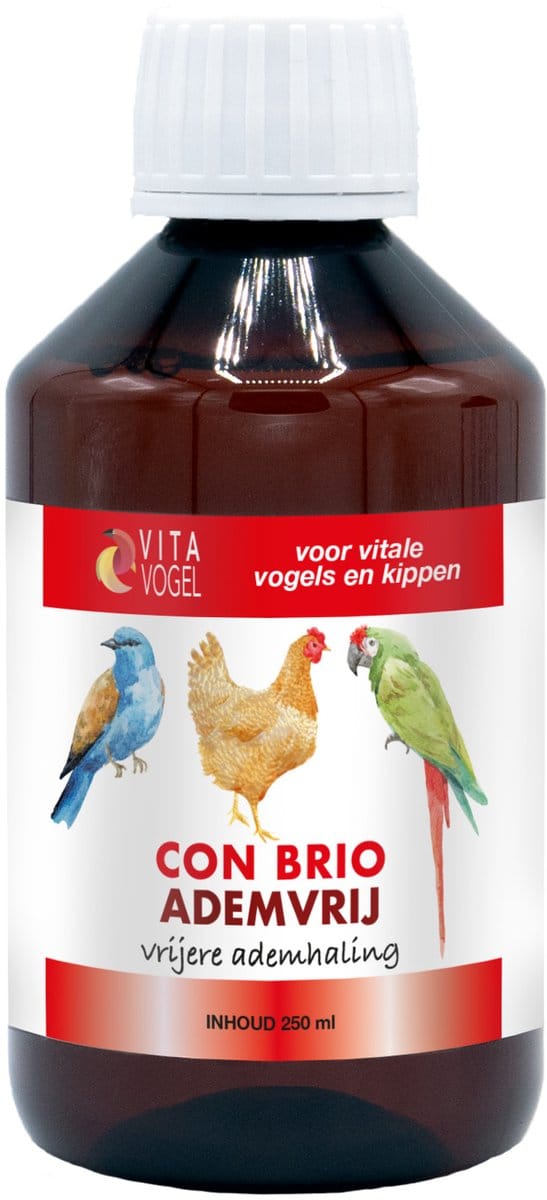 Vita Vogel Con Brio Ademvrij - Vogelsupplement - 250 ml