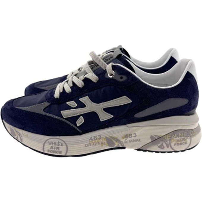 Premiata Moerun Sneakers - Textiel - Heren - Blauw - Maat 44