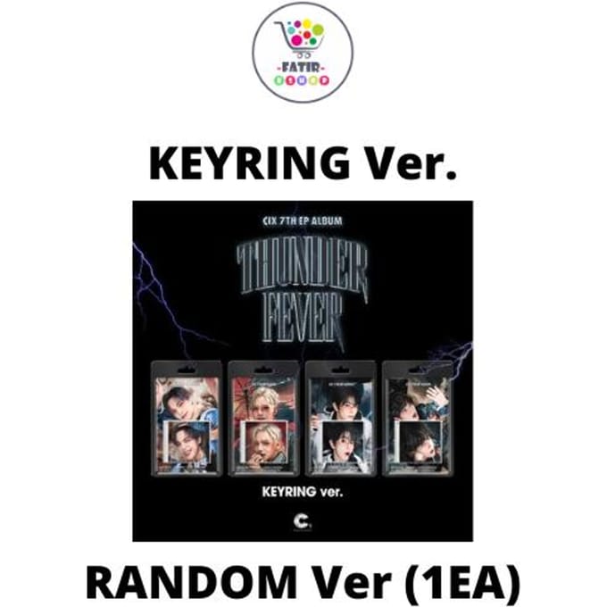 CIX - THUNDER FEVER 7e EP Album (Sleutelhanger ver. Album) RANDOM 1EA gray