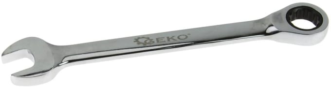 GEKO Ratelsleutel - 8 mm - CrV Staal - 72 Tanden - Surface Drive