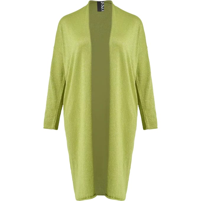Lange gebreide cardigan dames Mat Fashion Lurex