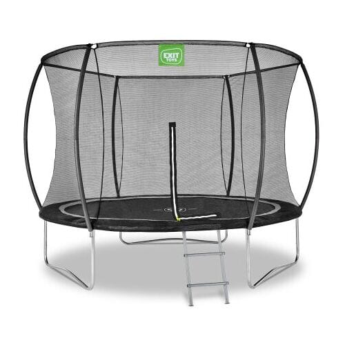 EXIT Black Edition Trampoline ø244cm - Op Poten - Rond - Trampoline Buiten - Voor Kinderen - Zwart