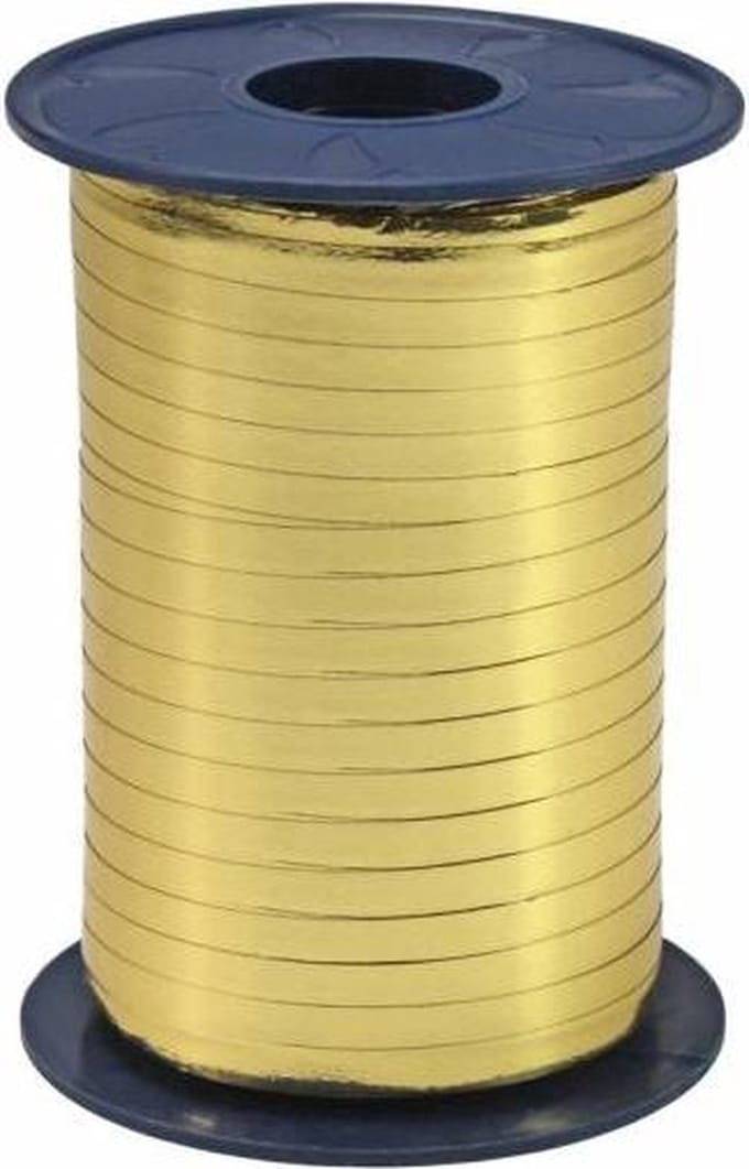 Goud Lint Metallic 250 meter x 5mm