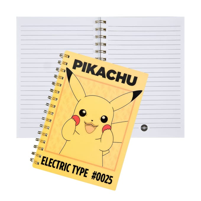 Pokemon 3D notitieboek A5