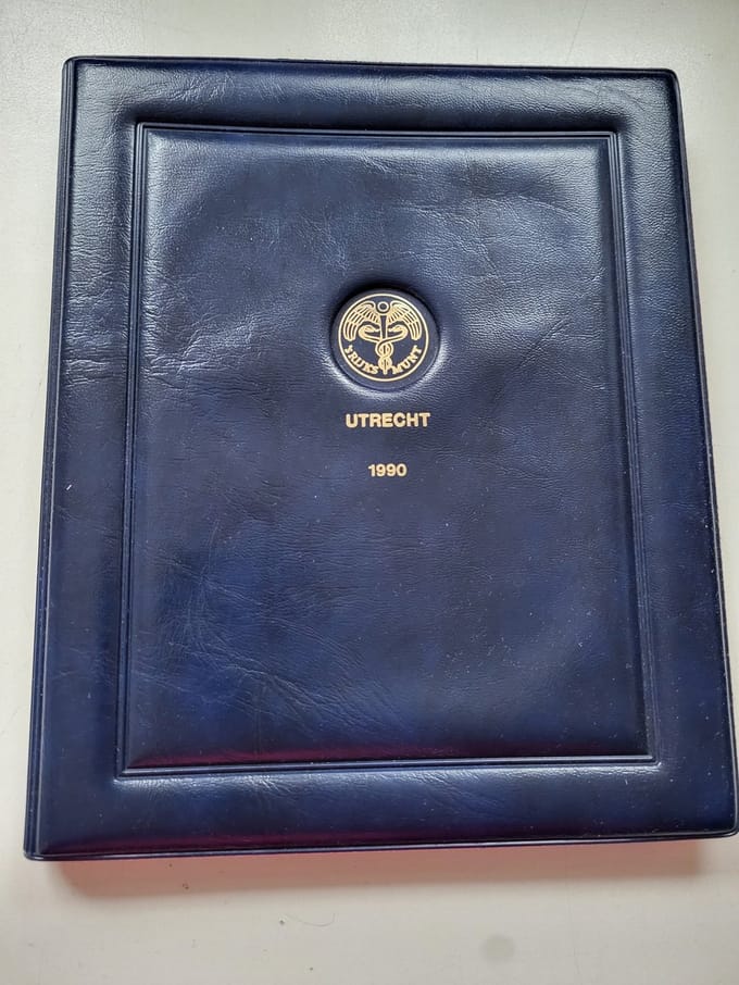 Muntset Nederland 1990 kwaliteit proof incl penning Noord Brabant