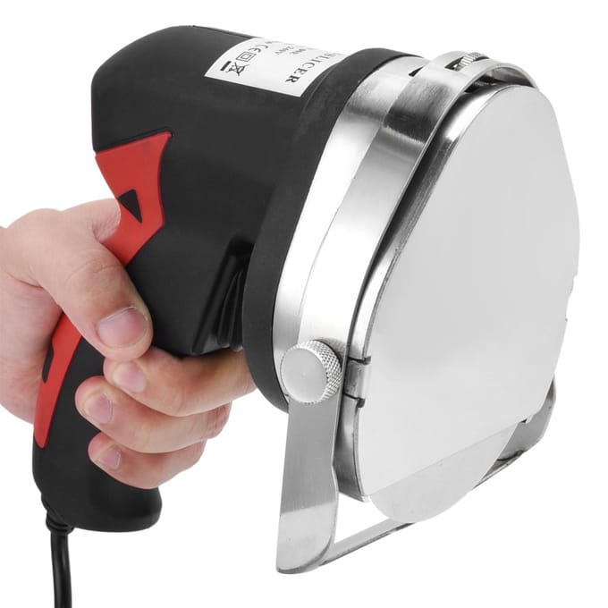 Handheld Elektrische Kebab Snijder RVS Snijder Vlees Snijmes white
