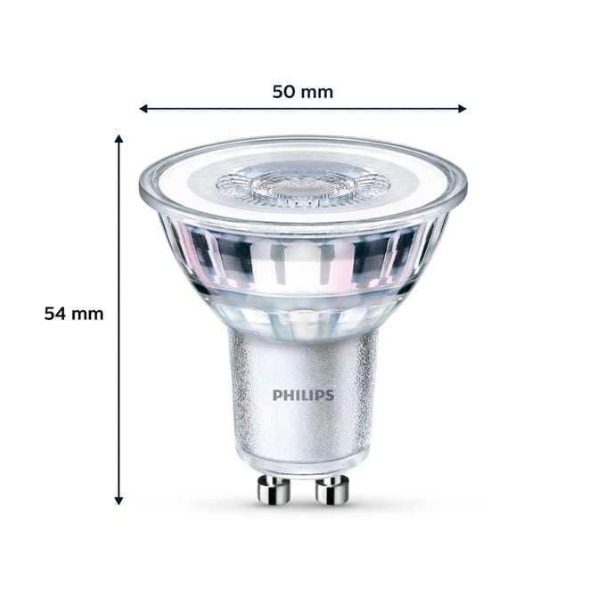 Philips LED Spot - 35 W - GU10 - Warmwit licht - 3 stuks
