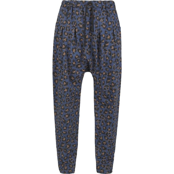 R.E.D. Rock-Engineered Design Blauwe basic vrijetijdsbroek in loose fit - Dames - S