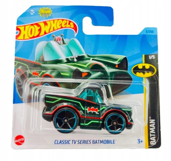 Hot Wheels Classic TV-serie Batmobile Speelgoedauto 1:64