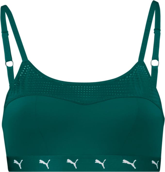 Puma Sport Bh Dames - Padded Sport Top - Medium Support - Varsity Green - Maat XS
