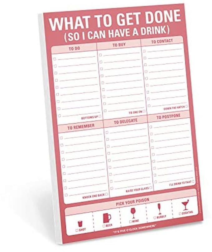 To-do lijst voor een drankje - Effectieve motivatiepad