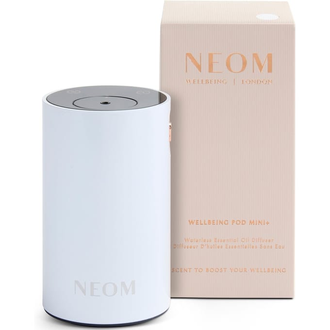 Neom Wellbeing London Pod Mini+ Waterless Essential Oil Diffuser White