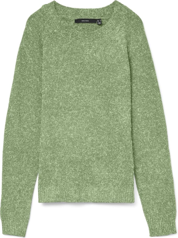 Vero Moda Trui Vmdoffy Ls O-neck Blouse Ga Noos 10201022 Forest Shade Dames Maat - M