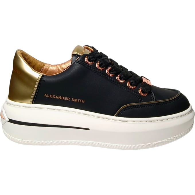 Damesschoenen Alexander Smith Lancaster vrouw- zwart goud