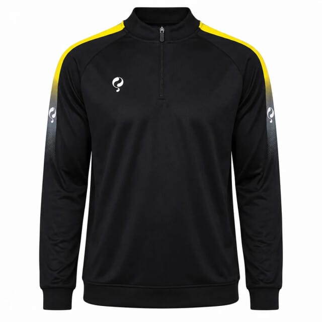Q1905 Sweater foor zwart / geel / wit