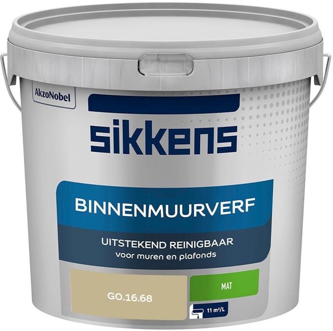 Sikkens - Binnenmuurverf Mat - G0.16.68 - Mengverf - 5 L