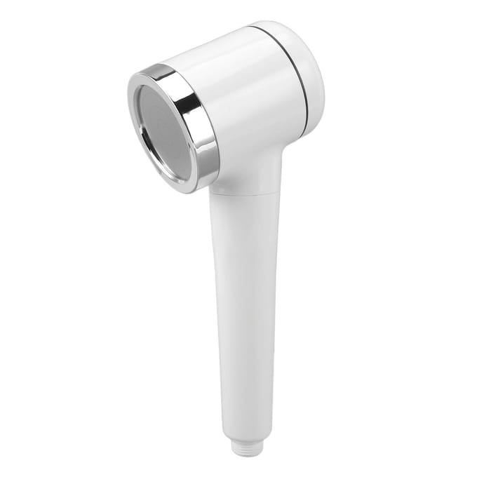 Pommeau de douche à main haute pression électrolysé à eau riche en hydrogène, étanche IPX7 white