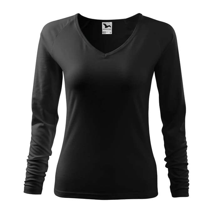 Dames-T-shirt met lange mouwen Malfini Elegance 127