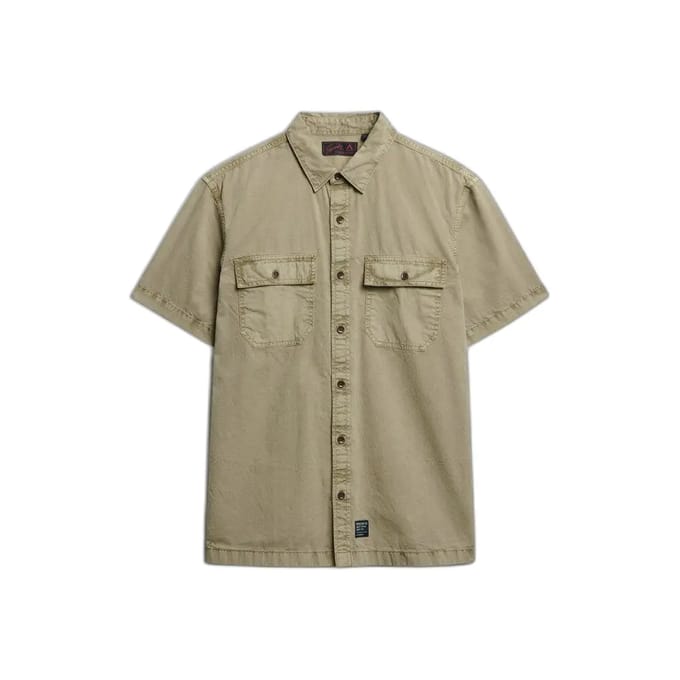 Superdry - Military overhemd met korte mouwen - Heren - Shirts