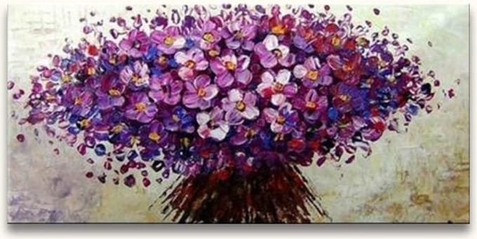 Handgeschilderd schilderij Olieverf op Canvas - Bitterzoet