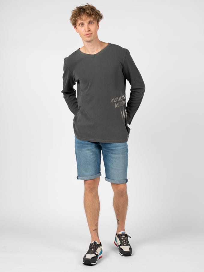 Guess blouse Mannen Grijs