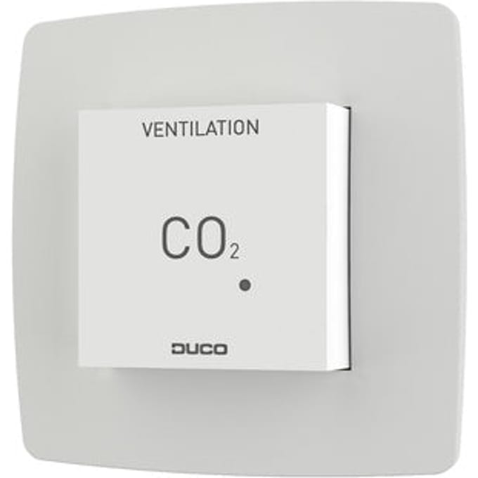 Duco 00004637 - CO2 ruimtesensor - zonder bediening - wit - bedraad