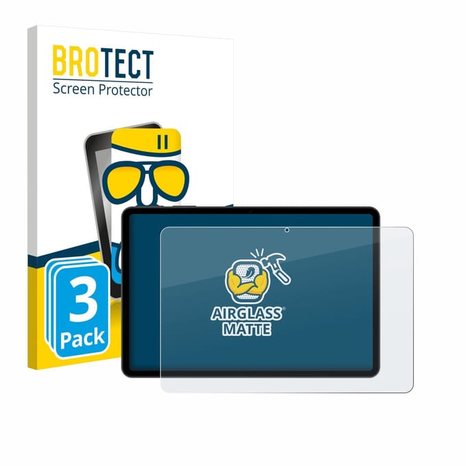 BROTECT - Screenprotector voor Doogee Tab A9 Pro - Folie Beschermfolie Beschermglas matte 3 Stuks