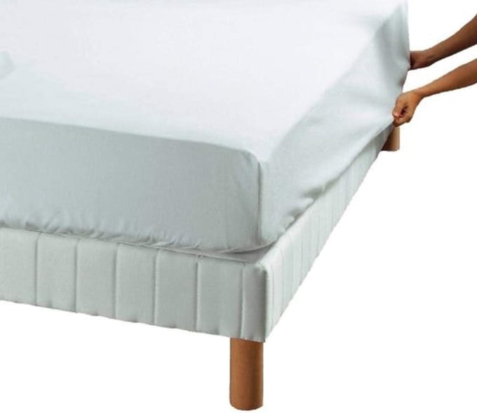 Matrasbeschermer molton 160 x 200 cm - Comfortabel en absorberend