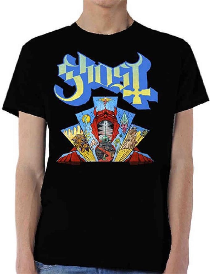 Ghost - Devil Window Heren Tshirt - M - Zwart