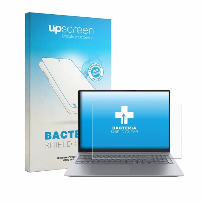 upscreen - Screenprotector voor Lenovo ThinkBook 16 Gen 9 - Folie Beschermfolie transparant antibacterieel