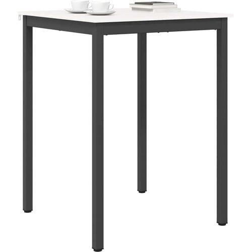 vidaXL - Bartafel - Wit - 80 - x - 80 - x - 105 - cm - Massief - grenenhout