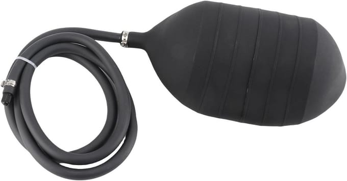 Opblaasbare Pijpplug - Afsluitrubber - Leiding Testen - Flexibel Ontwerp - 150 mm - Zwart
