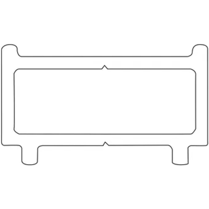 Sealskin - Verbredingsprofiel Contour - 200cm Hoog - 1cm Breed - Mat Grijs