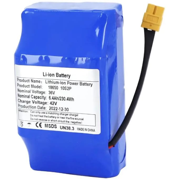 Slagbatterij trottinetteerie extern P2R Xiaomi 6,4Ah