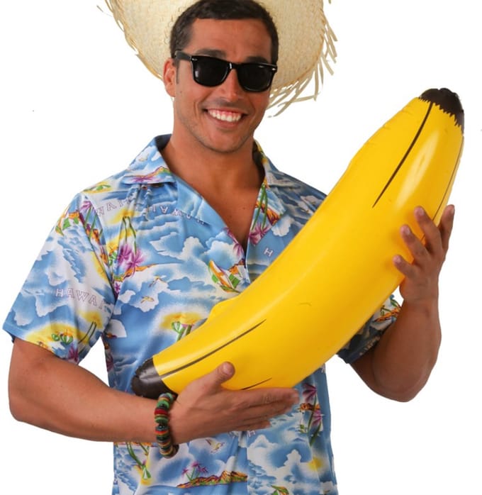 Fiestas Guirca - Opblaasbare banaan