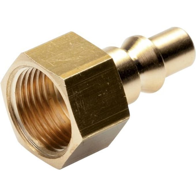 Messing DN 5.5 (Orion) Luchtkoppeling Insteeknippel G 1/2 inch Binnendraad [2 Stuks]