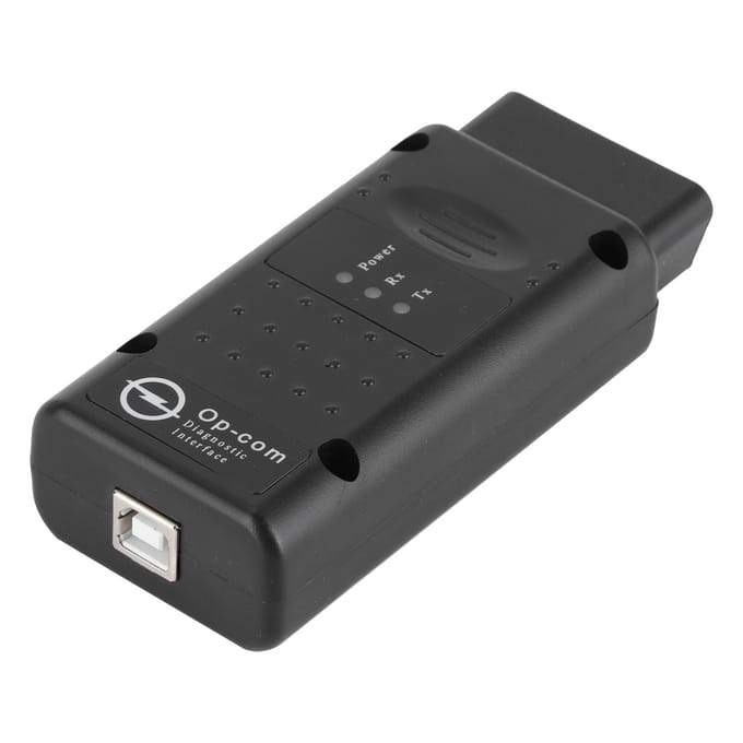 V1.95 OBD2 Interface Scanner PIC18F458 FTDI Chip Foutcodes Lezer Diagnostisch Gereedschap Geschikt voor Opel black