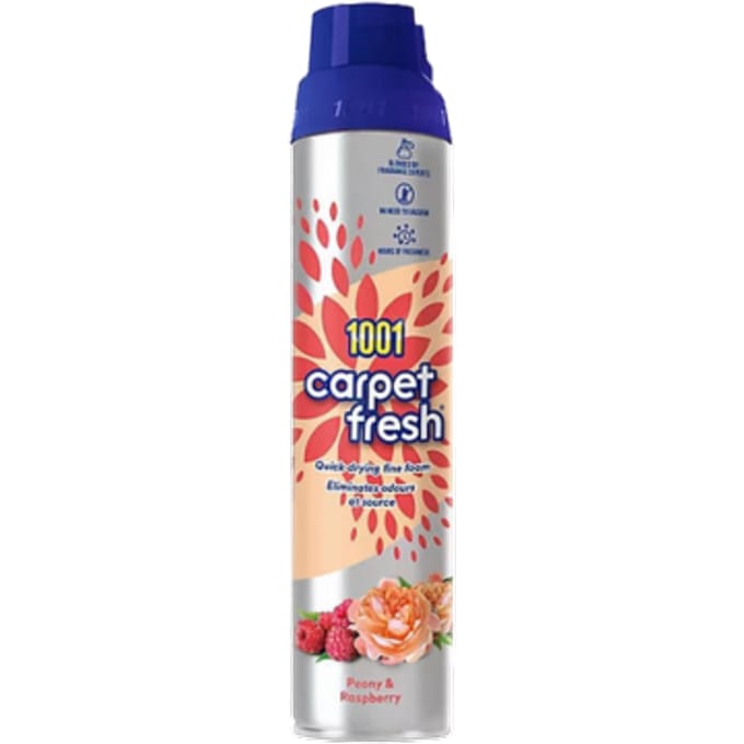 1001 Tapijtreiniger Carpet Fresh Pioen & Framboos - 300 ml