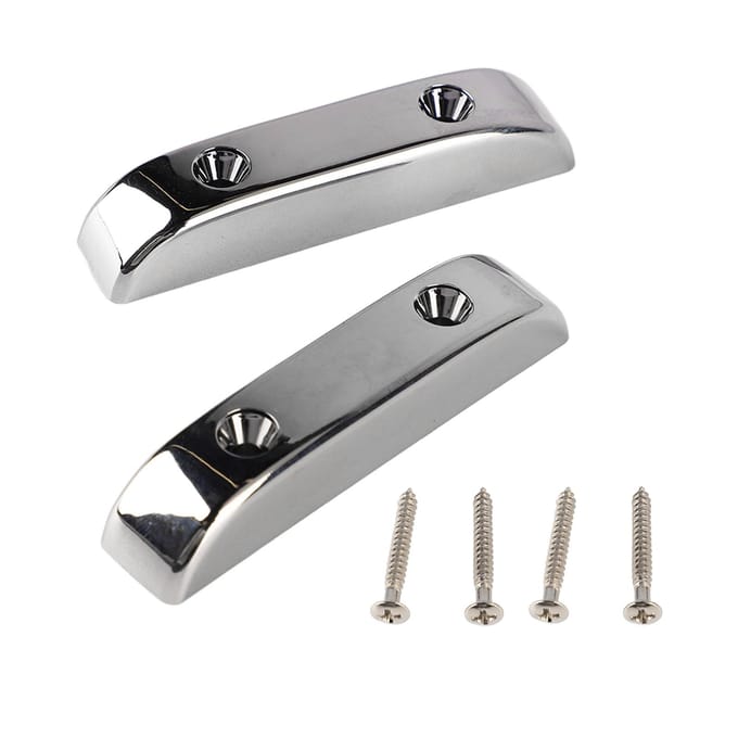 2 Stuks Bas Duimsteun Plastic Antislip Lichtgewicht Jazz Basgitaar Duim Vingersteun GM04 Zilver gray