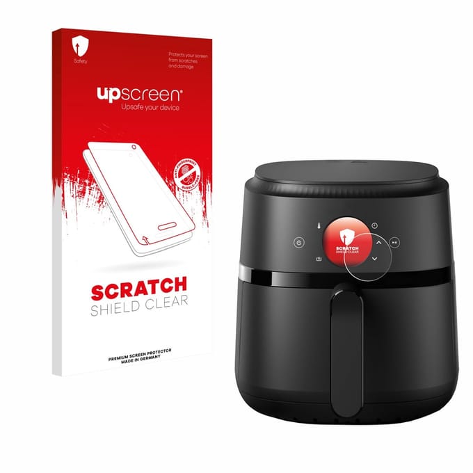 upscreen - Screenprotector voor Philips Airfryer 2000 Gen 2 4,2L - Folie Beschermfolie transparant