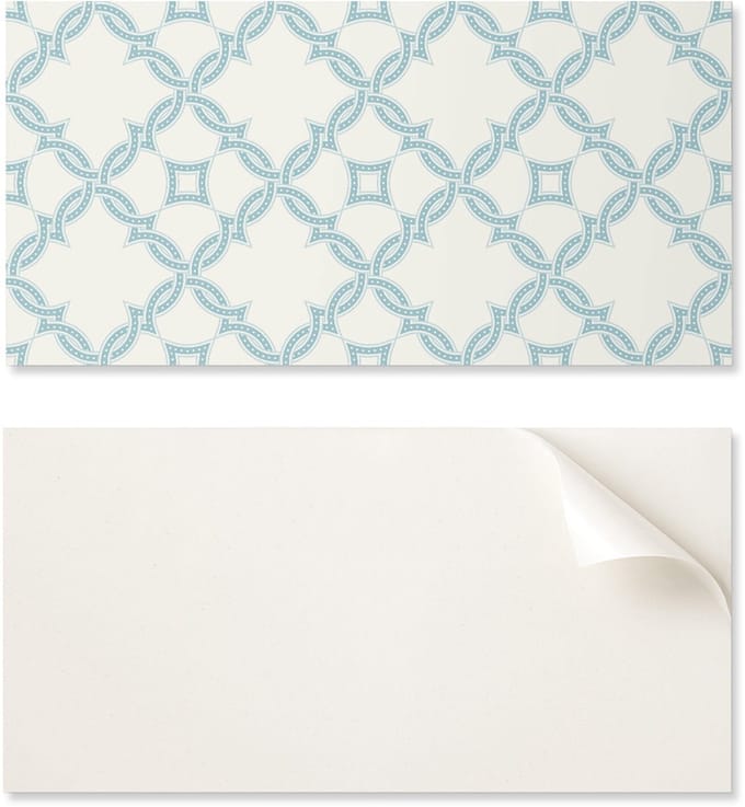 Decoratieve vinyl wandtegels met geweven rasterpatroon 6x60x30 cm