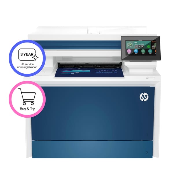 HP Color LaserJet Pro MFP 4302 fdw Multifunctionele printer Laser, kleur Kleur A4 Printen, scannen, kopiëren, faxen Duplex-ADF, Bluetooth, Duplex, LAN, USB,