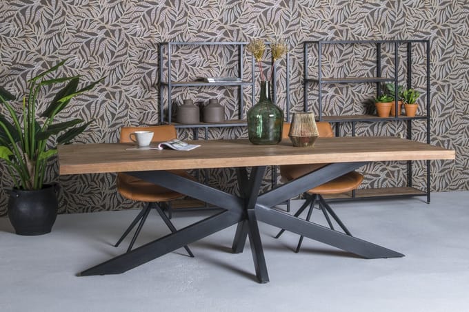 Livingfurn Eettafel Brix Sturdy Spider 200 cm