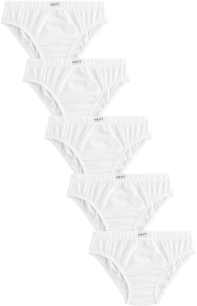 Next - Jongens - Set van 5 slips - Wit