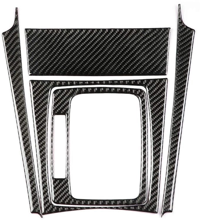Dailygoody - Switch panel cover frame - Carbon switch panel - Duurzaam en lichtgewicht - Geschikt voor W204 C class - Perfecte afwerking - 10 x 10 x 1