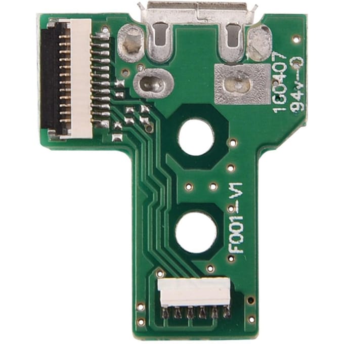Vervangend USB-oplaadpoort Socket Board voor Sony Playstation 4 PS4 Gamecontroller gray